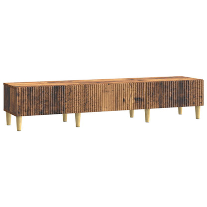 vidaXL TV Cabinet Old Wood 147 x 34.5 x 30 cm Engineered Wood