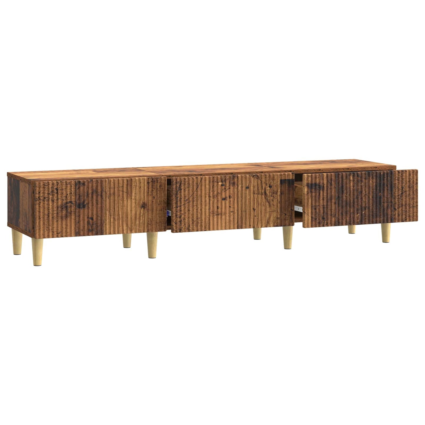 vidaXL TV Cabinet Old Wood 147 x 34.5 x 30 cm Engineered Wood