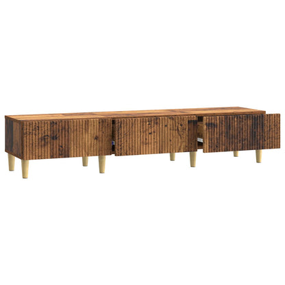 vidaXL TV Cabinet Old Wood 147 x 34.5 x 30 cm Engineered Wood