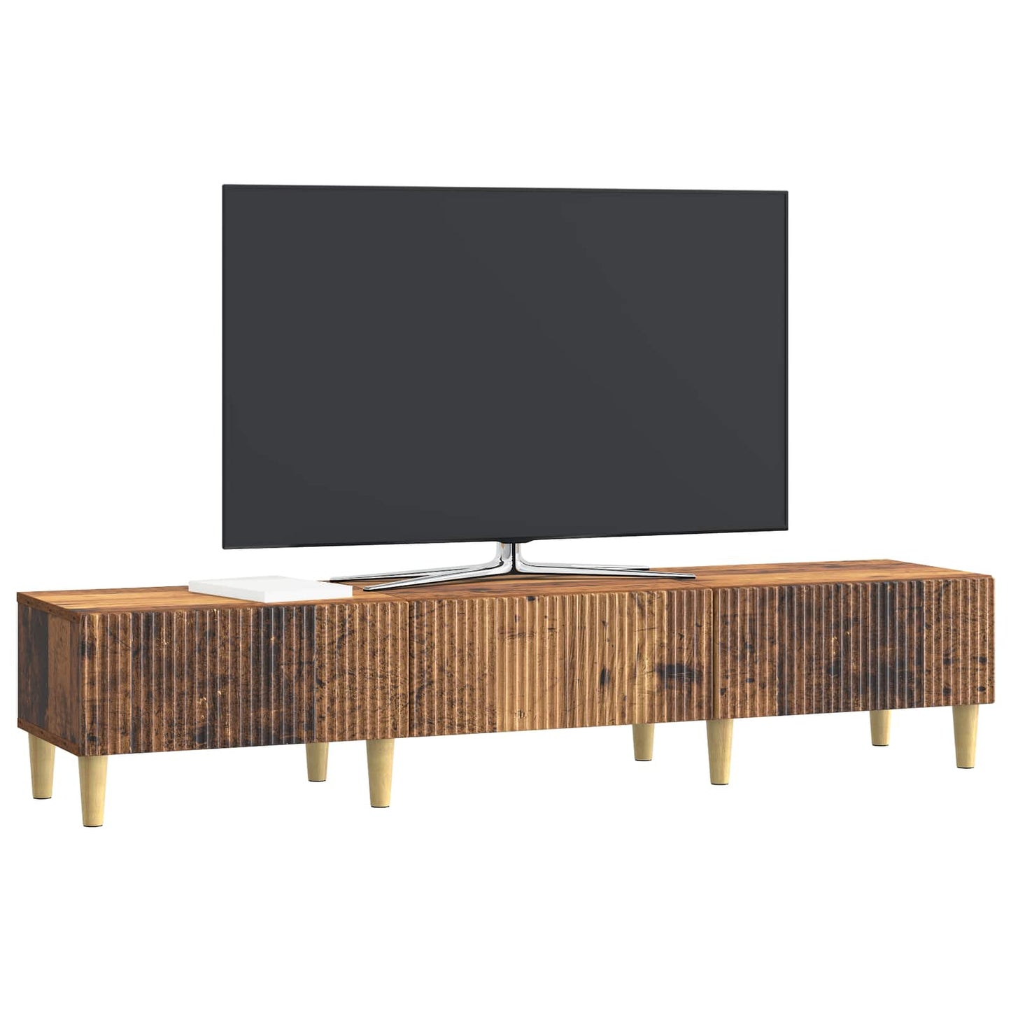 vidaXL TV Cabinet Old Wood 147 x 34.5 x 30 cm Engineered Wood