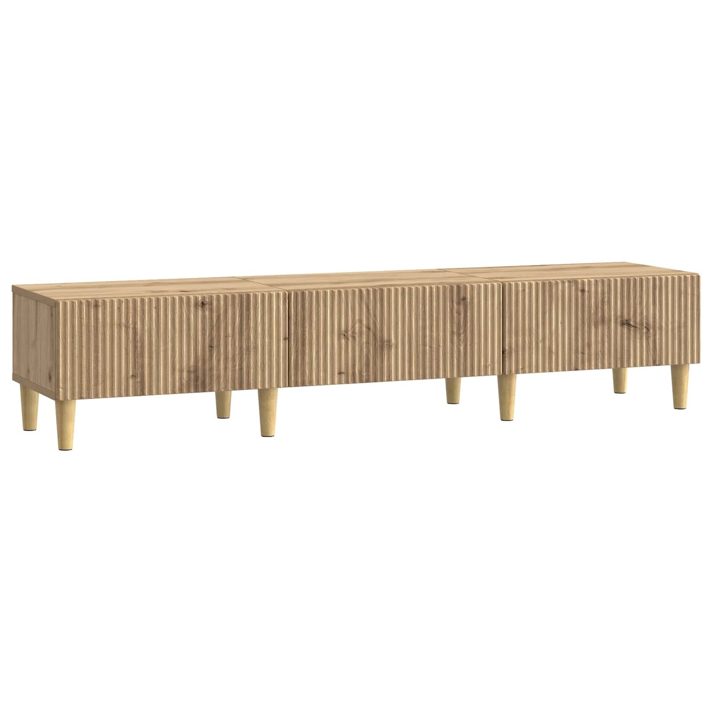 vidaXL TV Cabinet 147 x 34.5 x 30 cm Artisan Oak Engineered Wood