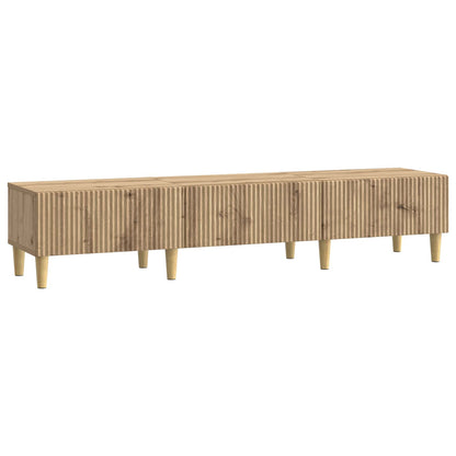 vidaXL TV Cabinet 147 x 34.5 x 30 cm Artisan Oak Engineered Wood