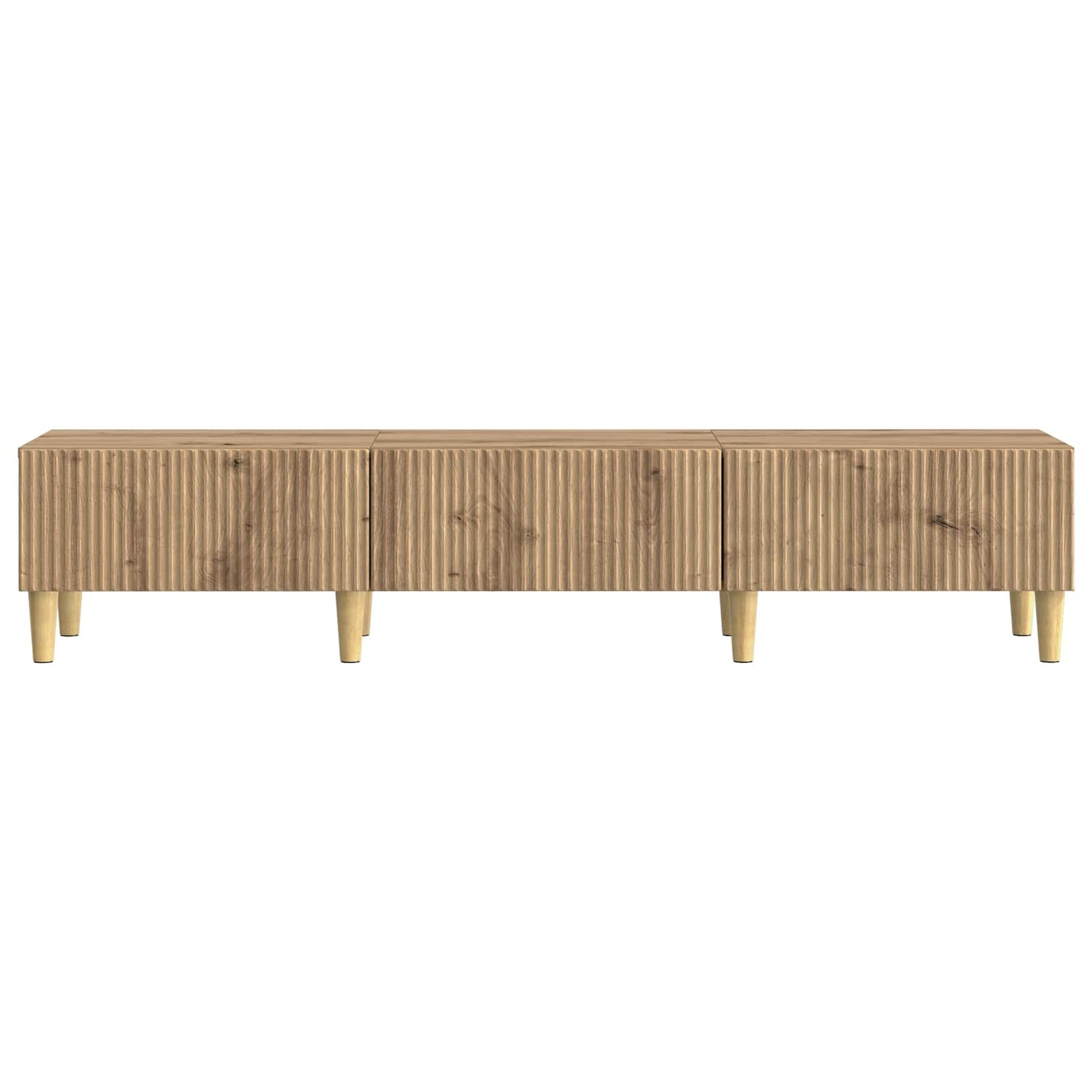 vidaXL TV Cabinet 147 x 34.5 x 30 cm Artisan Oak Engineered Wood