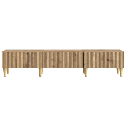 vidaXL TV Cabinet 147 x 34.5 x 30 cm Artisan Oak Engineered Wood