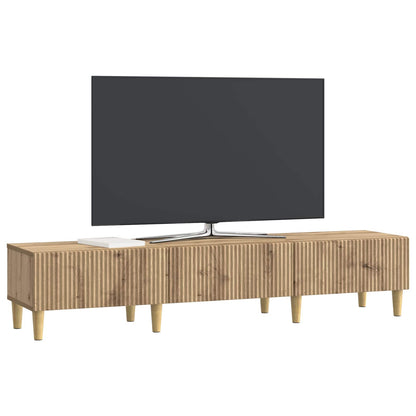 vidaXL TV Cabinet 147 x 34.5 x 30 cm Artisan Oak Engineered Wood