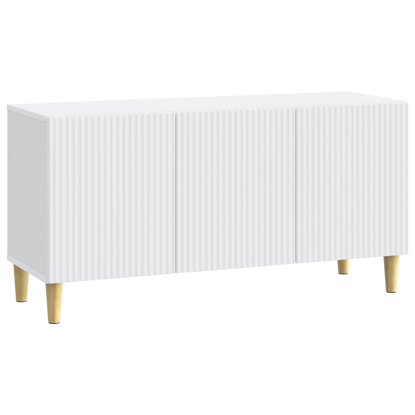 vidaXL TV Cabinet White 99 x 34.5 x 50 cm Engineered Wood