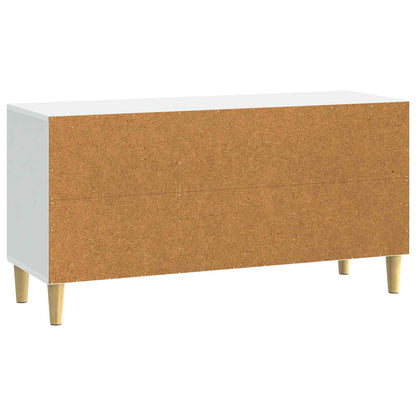 vidaXL TV Cabinet White 99 x 34.5 x 50 cm Engineered Wood