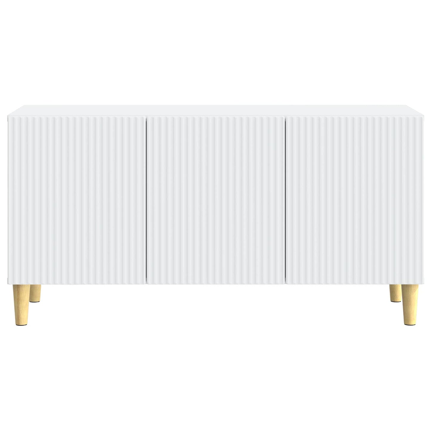 vidaXL TV Cabinet White 99 x 34.5 x 50 cm Engineered Wood