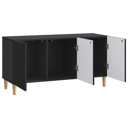 vidaXL TV Cabinet Black 99 x 34.5 x 50 cm Engineered Wood