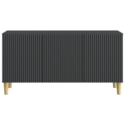vidaXL TV Cabinet Black 99 x 34.5 x 50 cm Engineered Wood