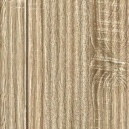 vidaXL TV Cabinet Sonoma Oak 99 x 34.5 x 50 cm Engineered Wood