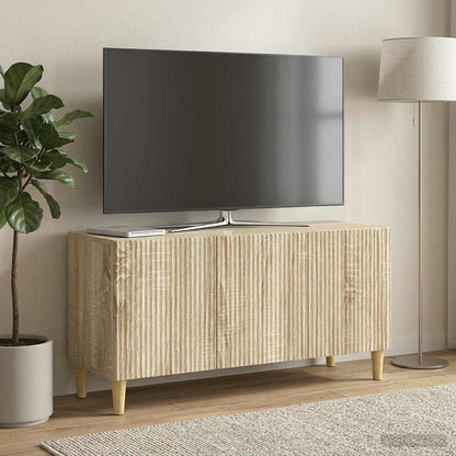 vidaXL TV Cabinet Sonoma Oak 99 x 34.5 x 50 cm Engineered Wood