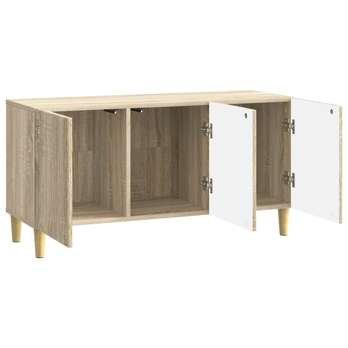 vidaXL TV Cabinet Sonoma Oak 99 x 34.5 x 50 cm Engineered Wood