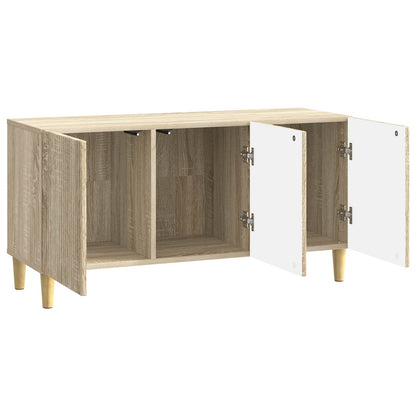 vidaXL TV Cabinet Sonoma Oak 99 x 34.5 x 50 cm Engineered Wood