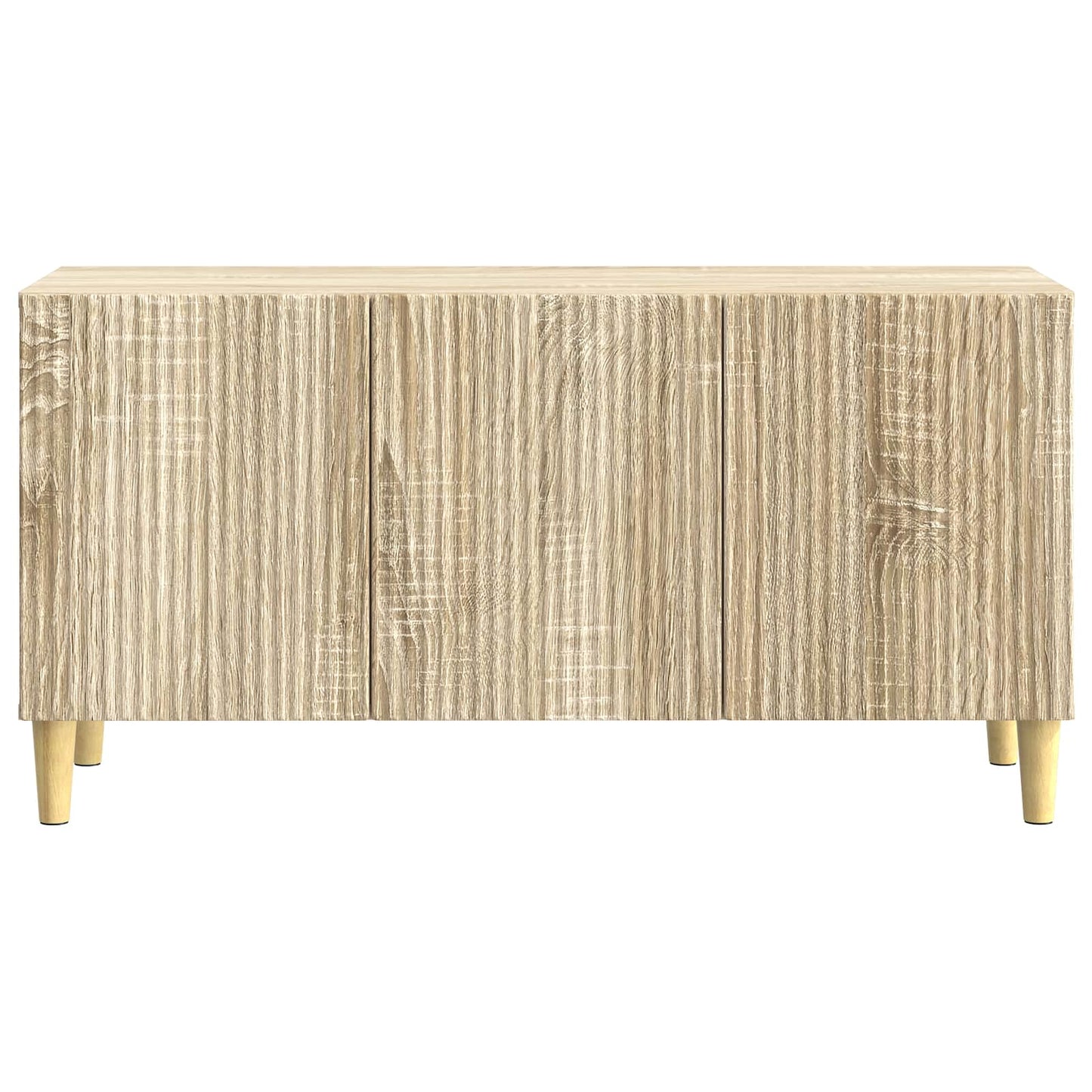 vidaXL TV Cabinet Sonoma Oak 99 x 34.5 x 50 cm Engineered Wood
