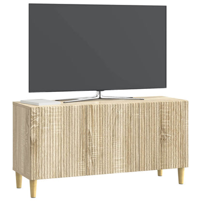 vidaXL TV Cabinet Sonoma Oak 99 x 34.5 x 50 cm Engineered Wood