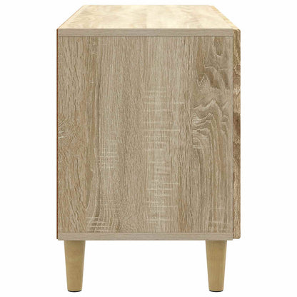 vidaXL TV Cabinet Sonoma Oak 99 x 34.5 x 50 cm Engineered Wood