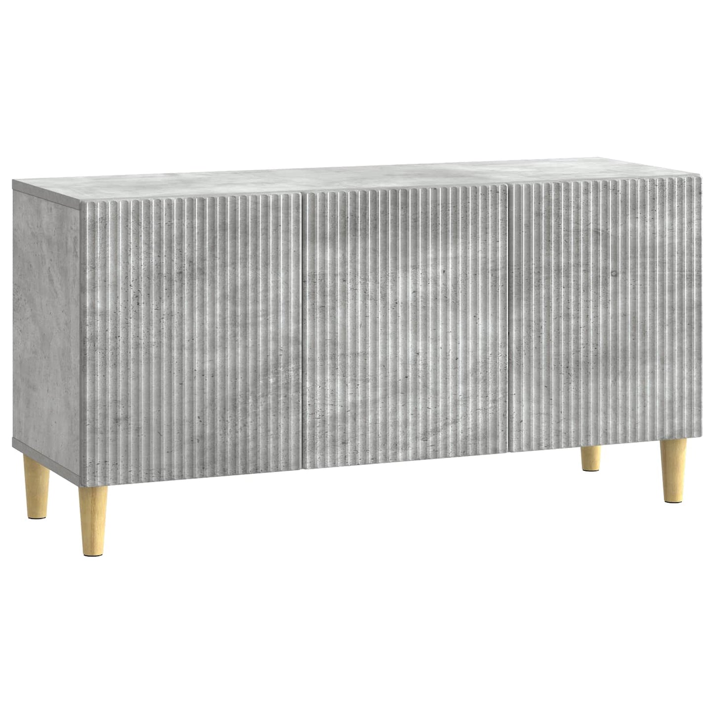 vidaXL TV Cabinet Concrete Grey 99 x 34.5 x 50 cm Engineered Wood