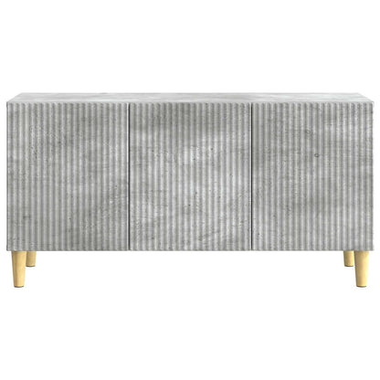 vidaXL TV Cabinet Concrete Grey 99 x 34.5 x 50 cm Engineered Wood