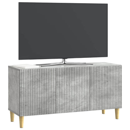 vidaXL TV Cabinet Concrete Grey 99 x 34.5 x 50 cm Engineered Wood