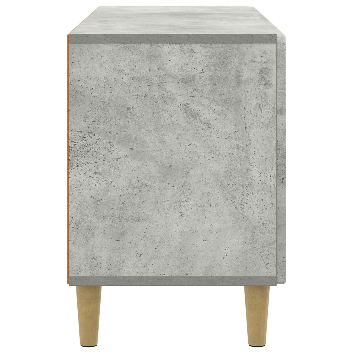 vidaXL TV Cabinet 99 x 34.5 x 50 cm Concrete Grey Engineered Wood