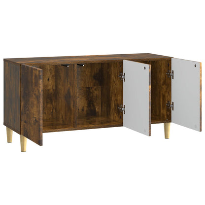 vidaXL TV Cabinet Smoked Oak 99 x 34.5 x 50 cm Engineered Wood