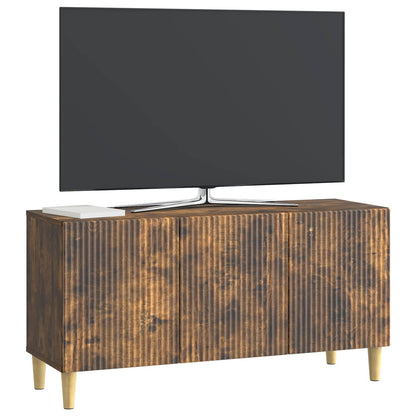 vidaXL TV Cabinet Smoked Oak 99 x 34.5 x 50 cm Engineered Wood