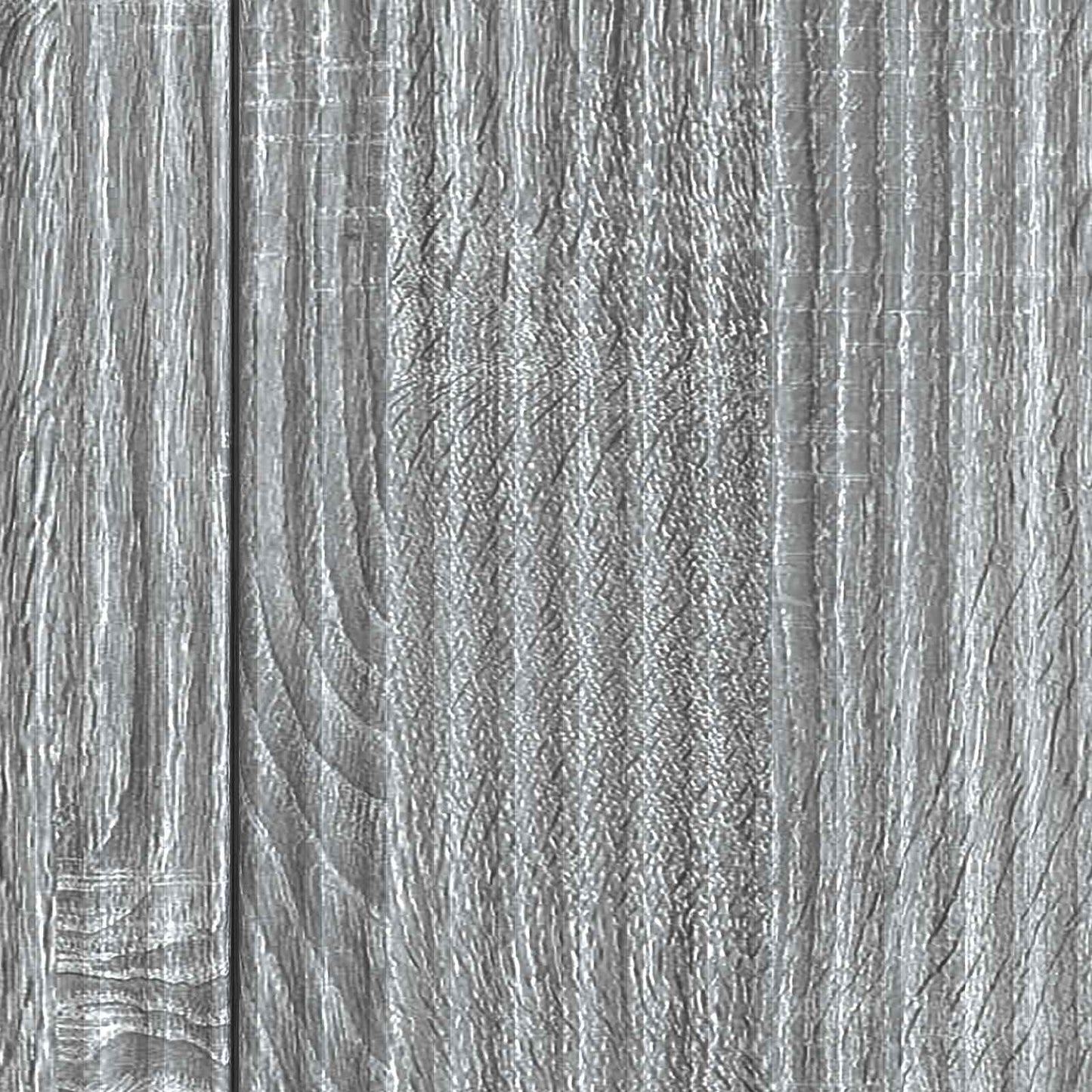vidaXL TV Cabinet 99 x 34.5 x 50 cm Grey Sonoma Engineered Wood