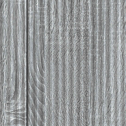 vidaXL TV Cabinet 99 x 34.5 x 50 cm Grey Sonoma Engineered Wood