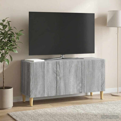 vidaXL TV Cabinet 99 x 34.5 x 50 cm Grey Sonoma Engineered Wood