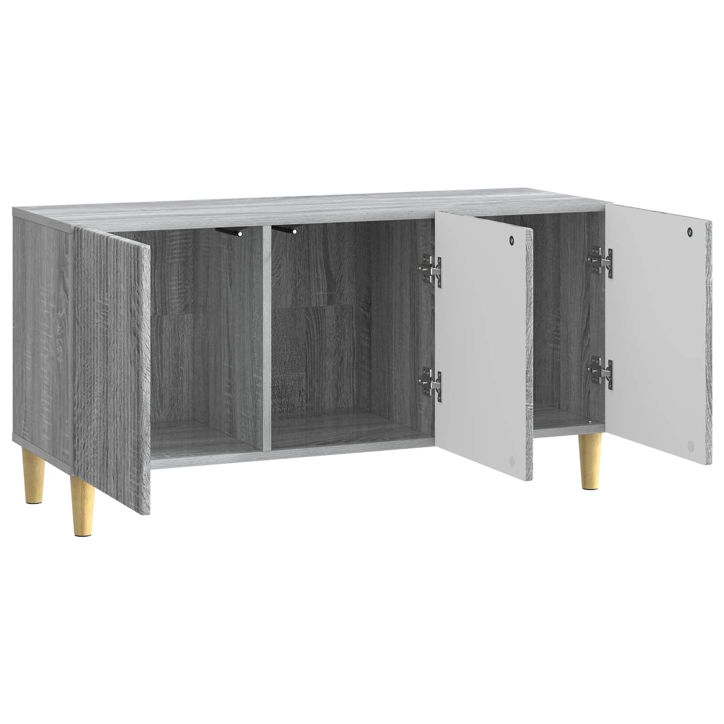 vidaXL TV Cabinet 99 x 34.5 x 50 cm Grey Sonoma Engineered Wood