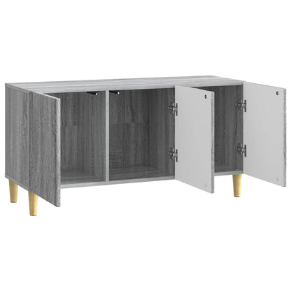 vidaXL TV Cabinet 99 x 34.5 x 50 cm Grey Sonoma Engineered Wood