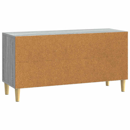 vidaXL TV Cabinet 99 x 34.5 x 50 cm Grey Sonoma Engineered Wood