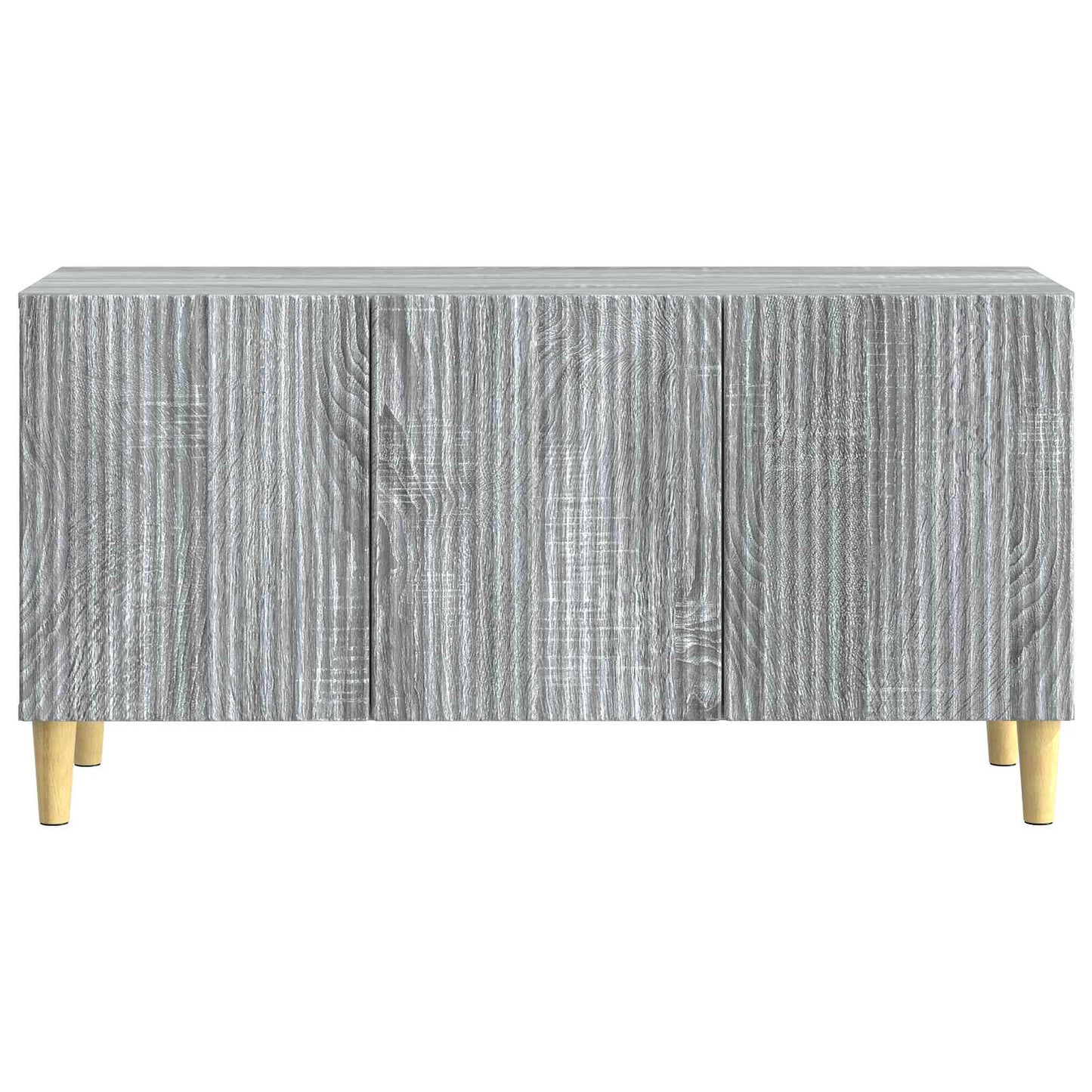 vidaXL TV Cabinet 99 x 34.5 x 50 cm Grey Sonoma Engineered Wood