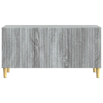 vidaXL TV Cabinet 99 x 34.5 x 50 cm Grey Sonoma Engineered Wood
