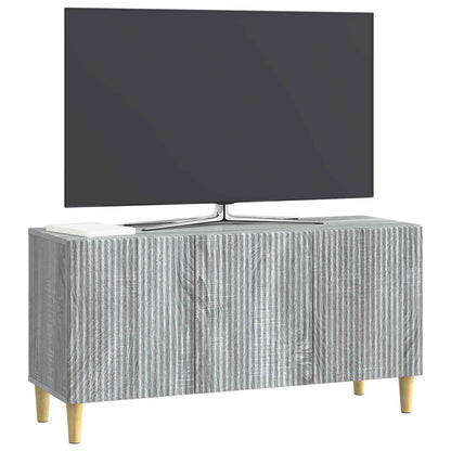 vidaXL TV Cabinet 99 x 34.5 x 50 cm Grey Sonoma Engineered Wood
