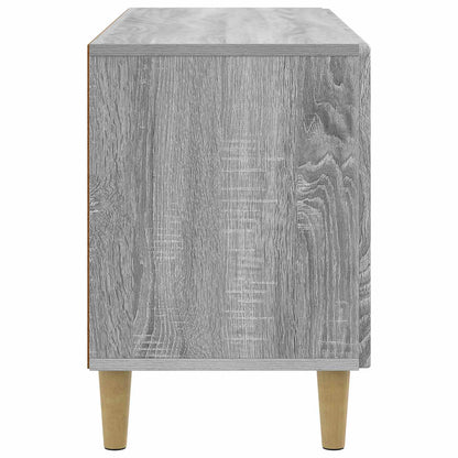 vidaXL TV Cabinet 99 x 34.5 x 50 cm Grey Sonoma Engineered Wood