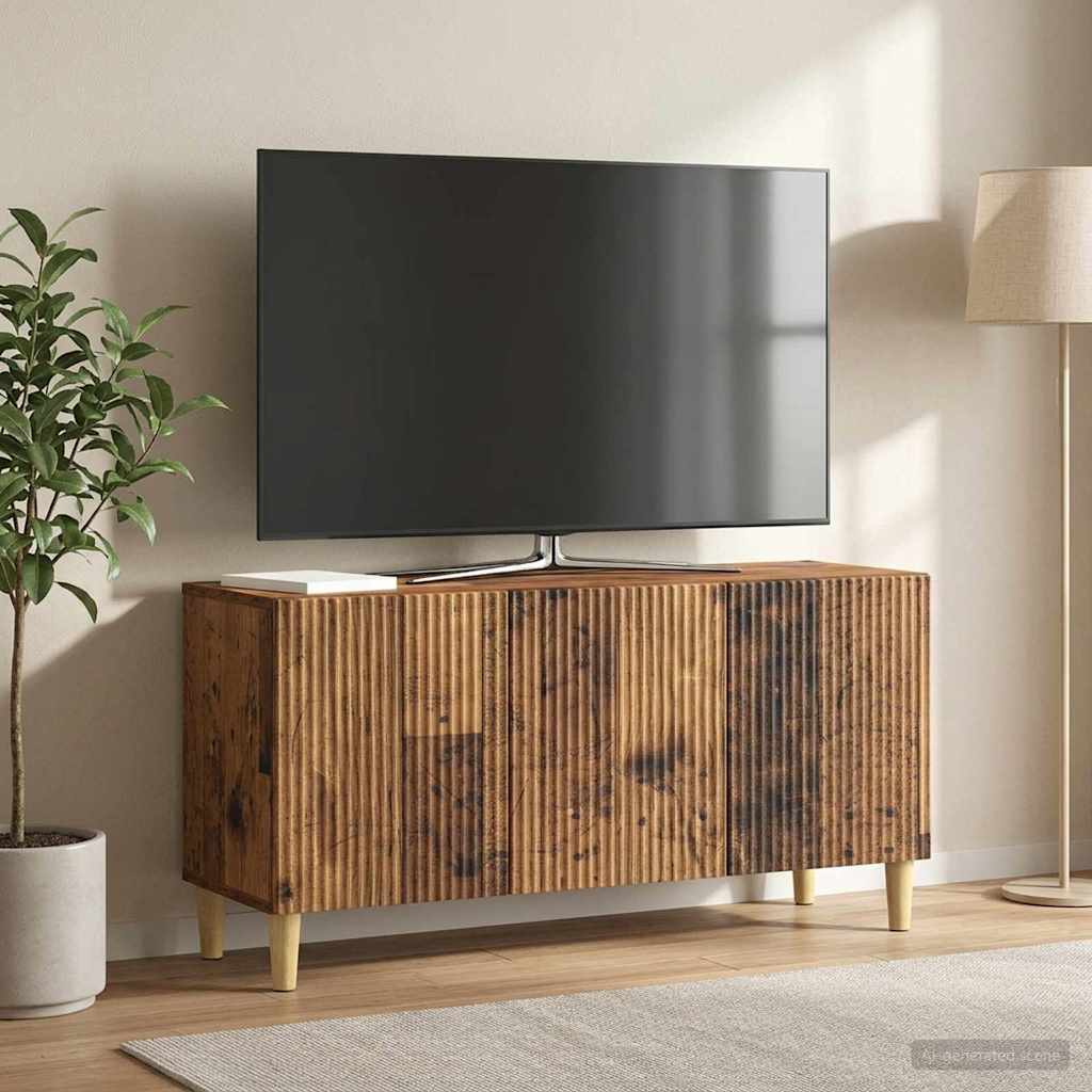 vidaXL TV Cabinet Old Wood 99 x 34.5 x 50 cm Engineered Wood