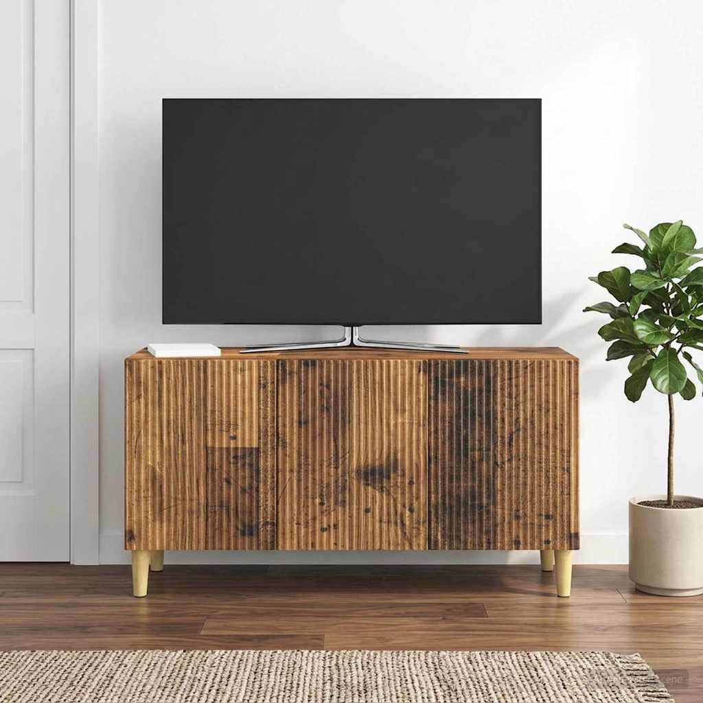vidaXL TV Cabinet Old Wood 99 x 34.5 x 50 cm Engineered Wood