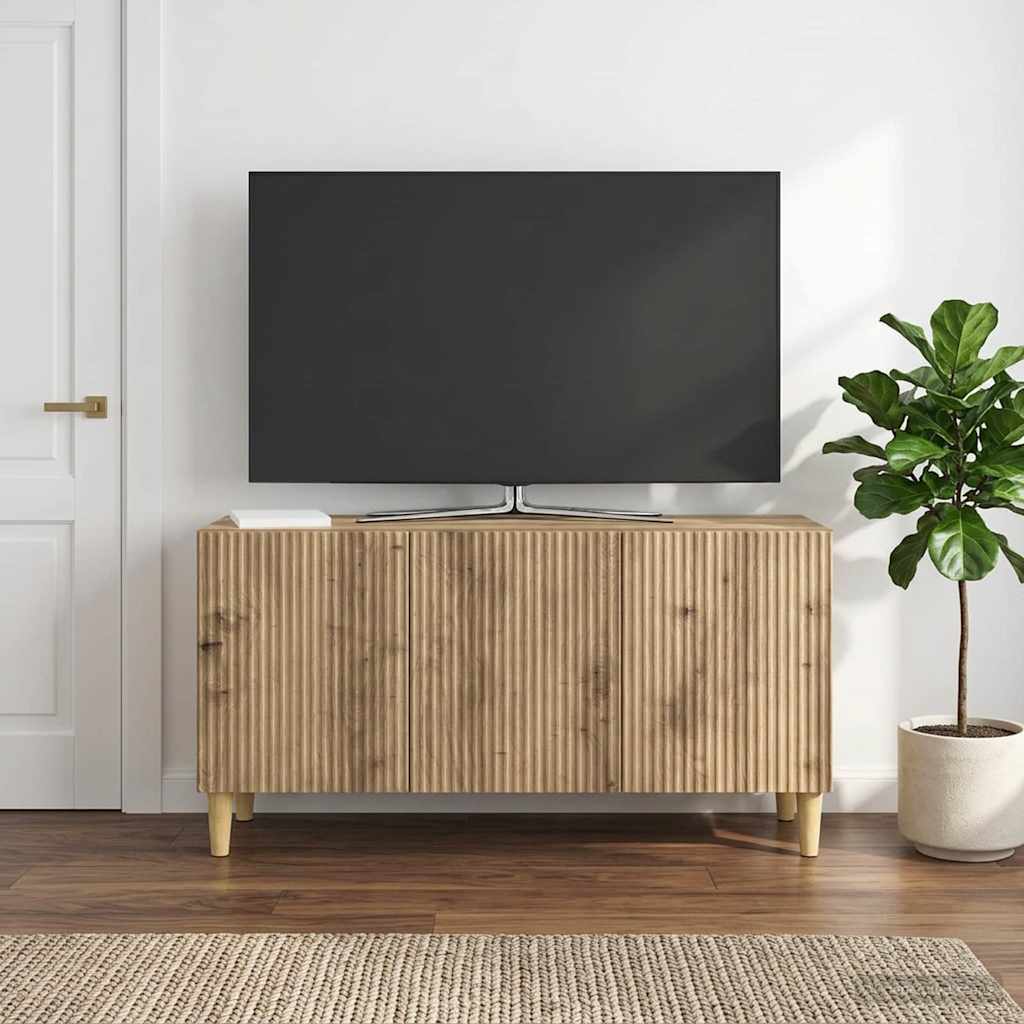 vidaXL TV Cabinet 99 x 34.5 x 50 cm Artisan Oak Engineered Wood