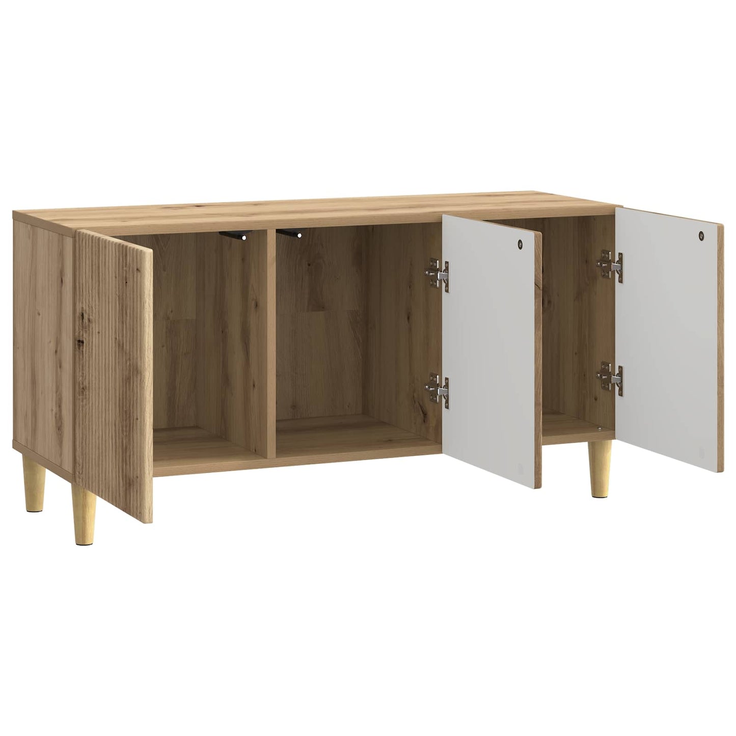 vidaXL TV Cabinet Artisan Oak 99 x 34.5 x 50 cm Engineered Wood
