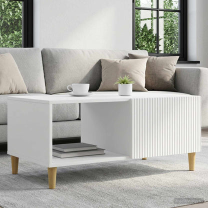 vidaXL Coffee Table White 90 x 50 x 40 cm Engineered Wood
