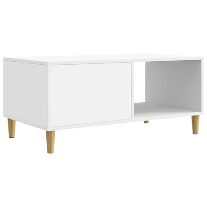 vidaXL Coffee Table White 90 x 50 x 40 cm Engineered Wood