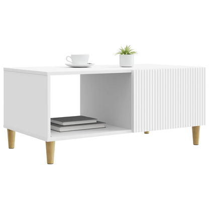 vidaXL Coffee Table White 90 x 50 x 40 cm Engineered Wood
