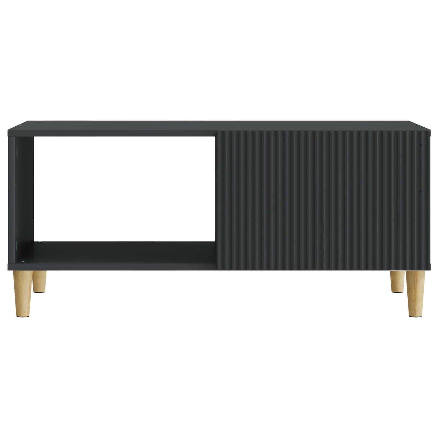 vidaXL Coffee Table Black 90 x 50 x 40 cm Engineered Wood