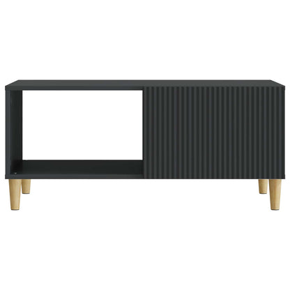 vidaXL Coffee Table Black 90 x 50 x 40 cm Engineered Wood