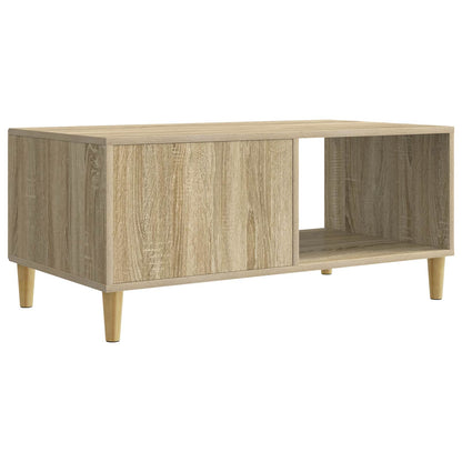 vidaXL Coffee Table Sonoma Oak 90 x 50 x 40 cm Engineered Wood