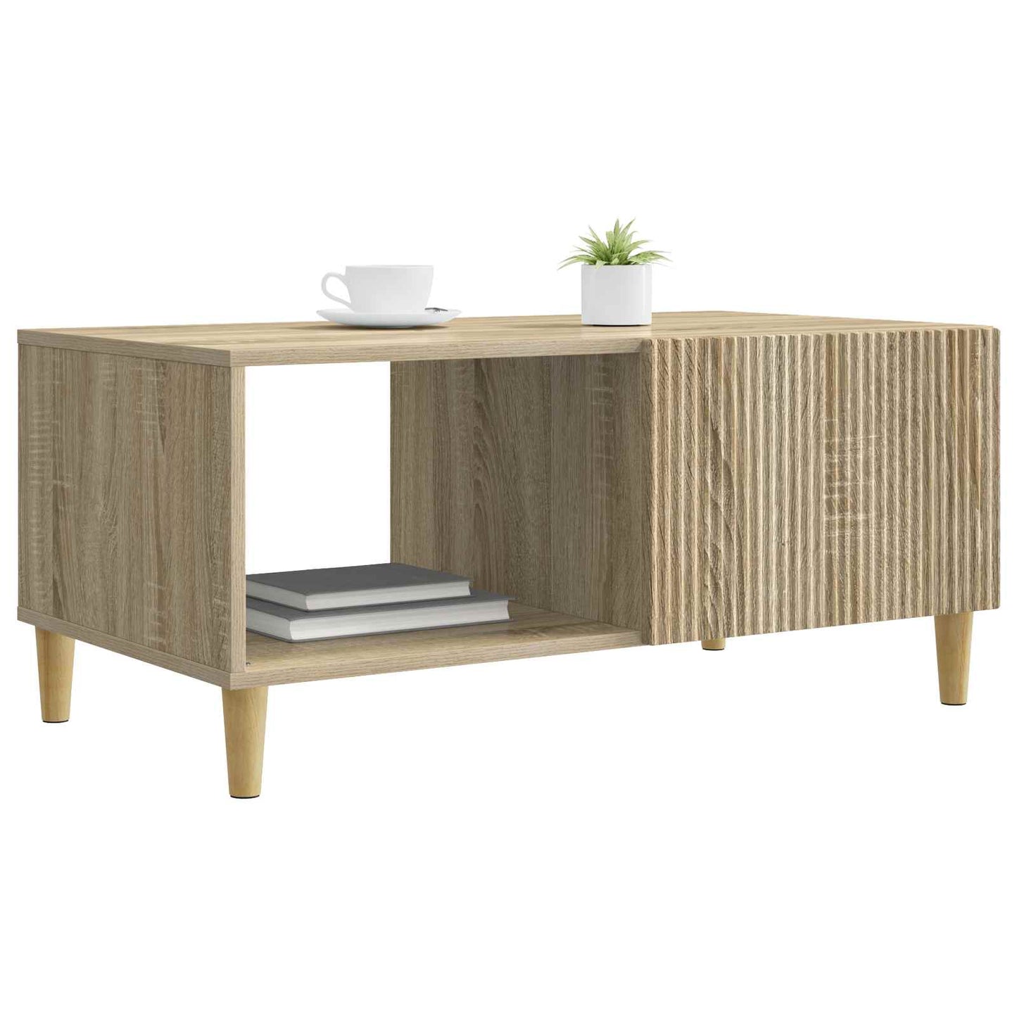 vidaXL Coffee Table Sonoma Oak 90 x 50 x 40 cm Engineered Wood