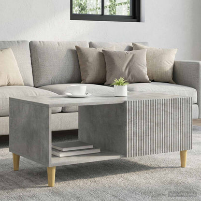 vidaXL Coffee Table Concrete Grey 90 x 50 x 40 cm Engineered Wood