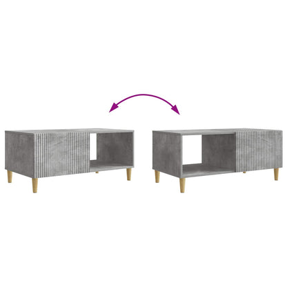 vidaXL Coffee Table Concrete Grey 90 x 50 x 40 cm Engineered Wood